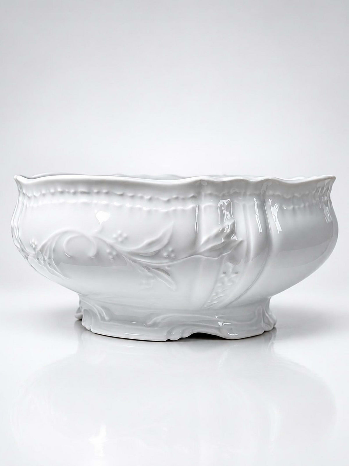 Vintage Salatschüssel "Louvre", Bernardaud zugeschrieben, Limoges Porzellan