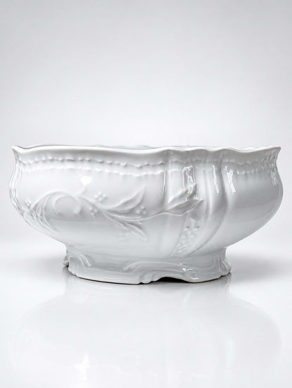 Vintage Salatschüssel "Louvre", Bernardaud zugeschrieben, Limoges Porzellan