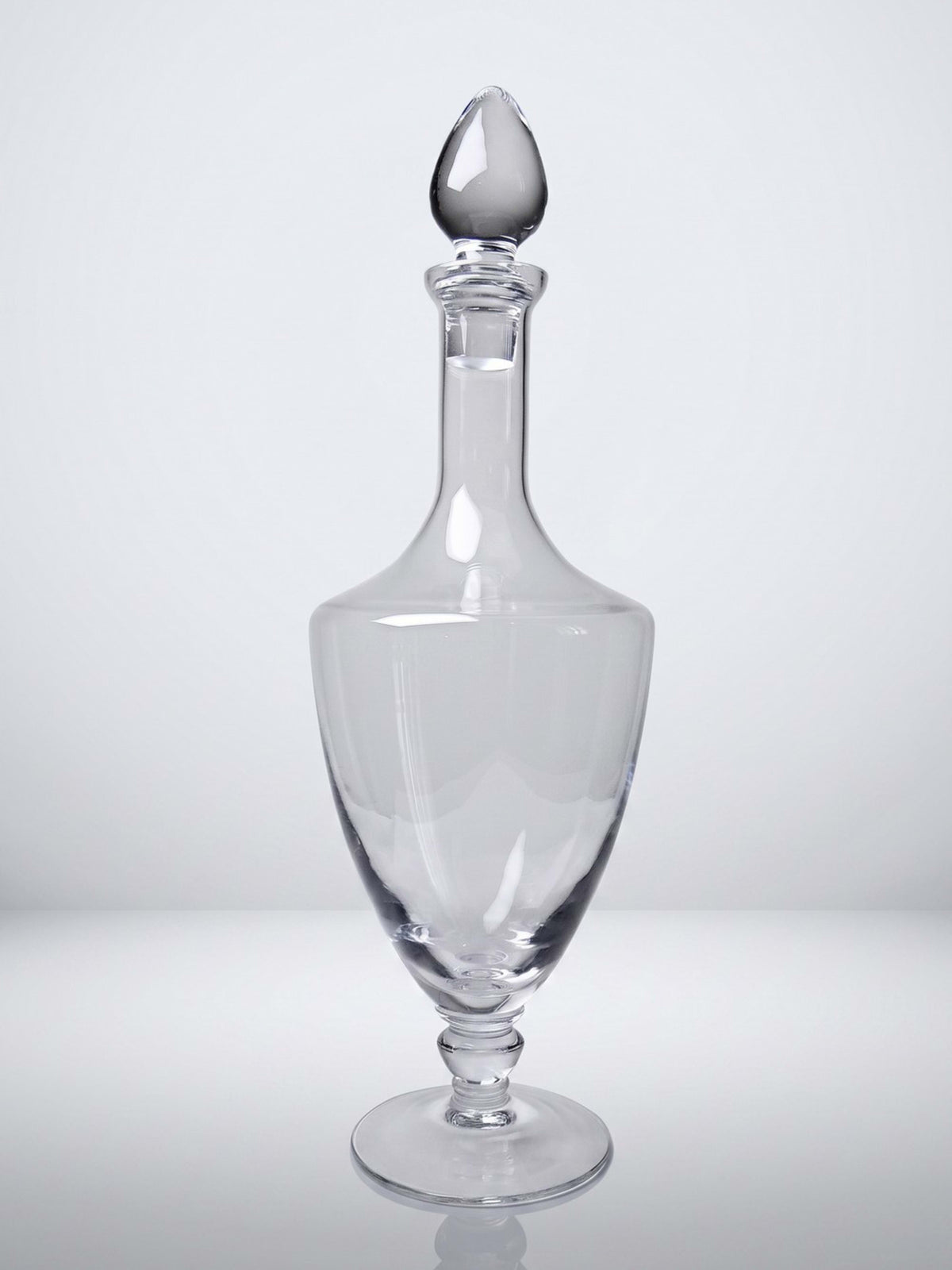 Vintage Karaffe Kristall Balusterform Frankreich 1960er