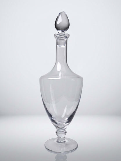 Vintage Karaffe Kristall Balusterform Frankreich 1960er