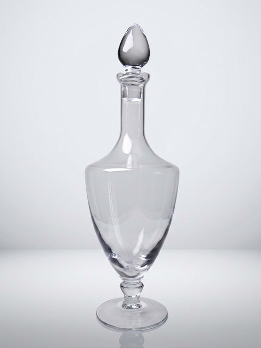 Vintage Karaffe Kristall Balusterform Frankreich 1960er
