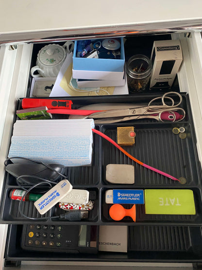 Vintage Rollcontainer von USM Haller reinweiß