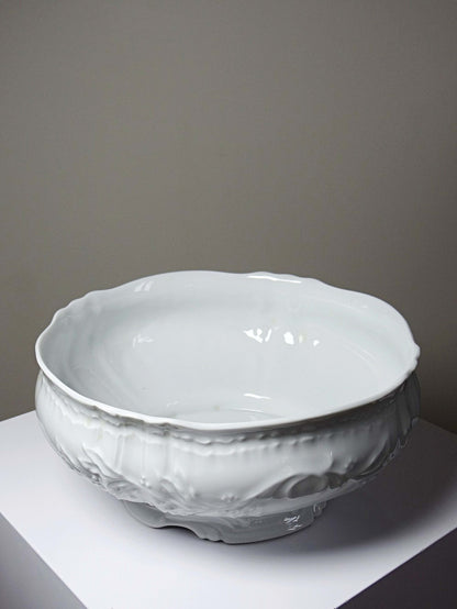 Vintage Salatschüssel "Louvre", Bernardaud zugeschrieben, Limoges Porzellan