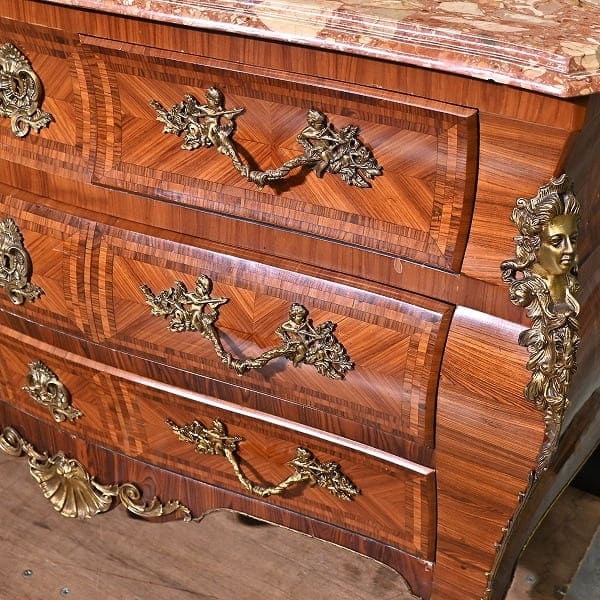 Vintage Kommode aus Frankreich, Rosenholz, klassisch, einzigartig