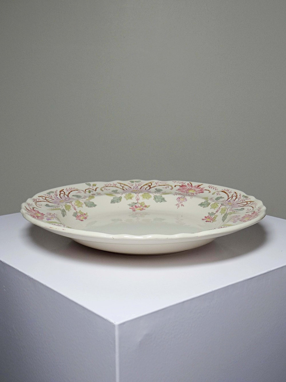 Vintage Servierschale "Pâquerettes" von Longchamp, Art Nouveau