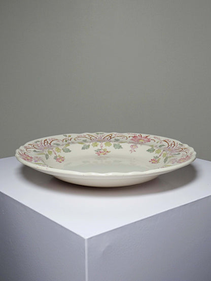 Vintage Servierschale "Pâquerettes" von Longchamp, Art Nouveau
