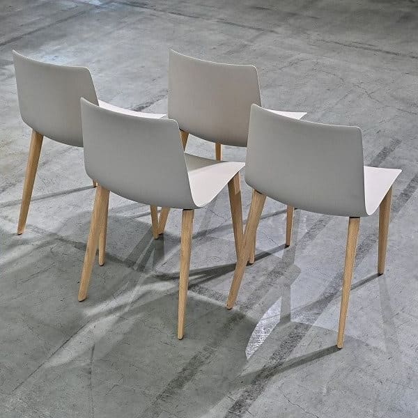 Vintage Stuhl SLIM CHAIR von Pearson Lloyd für Alias, Set von 4, Cassina ixc.