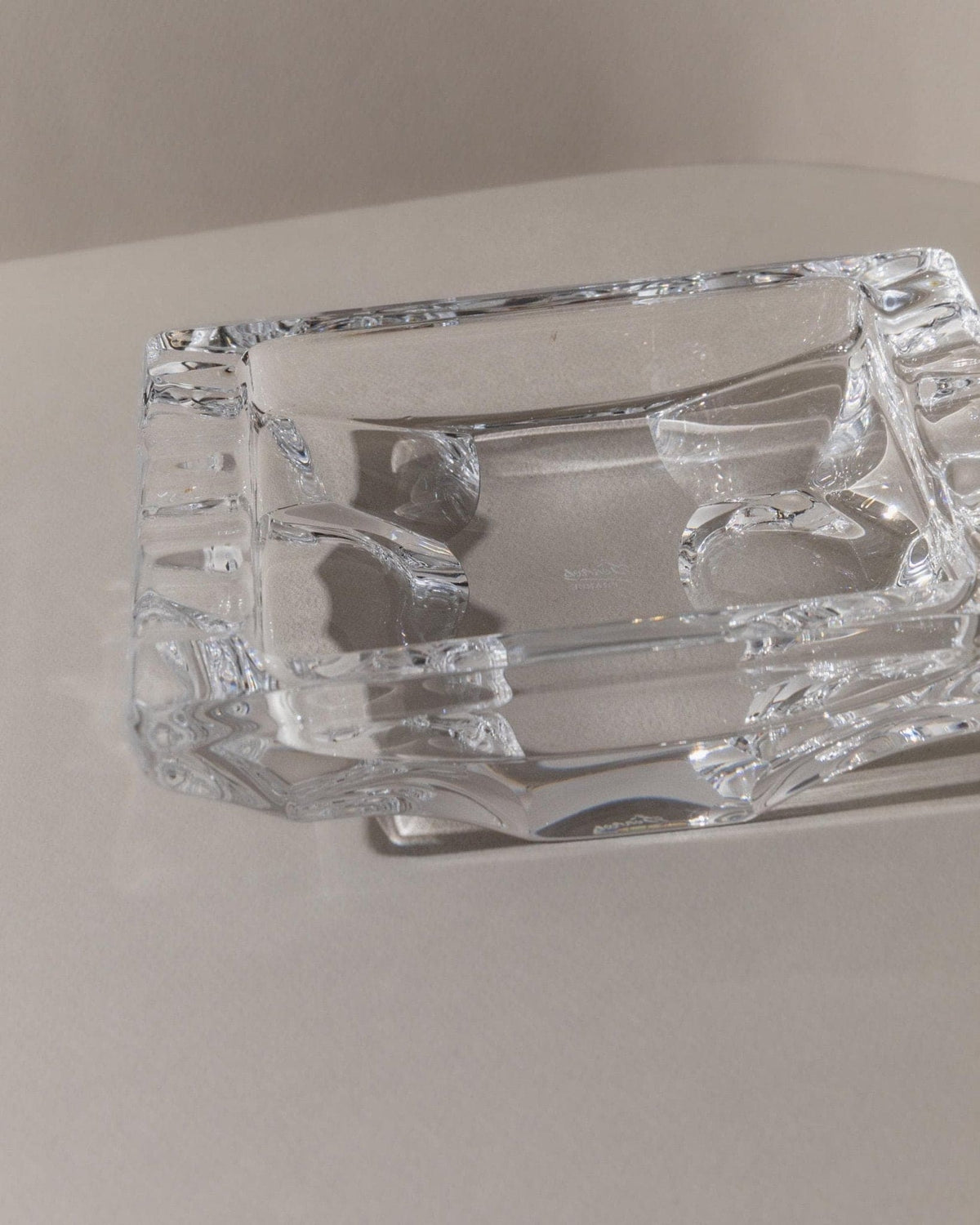 Vintage Kristallaschenbecher von Sevres Frankreich 1970er