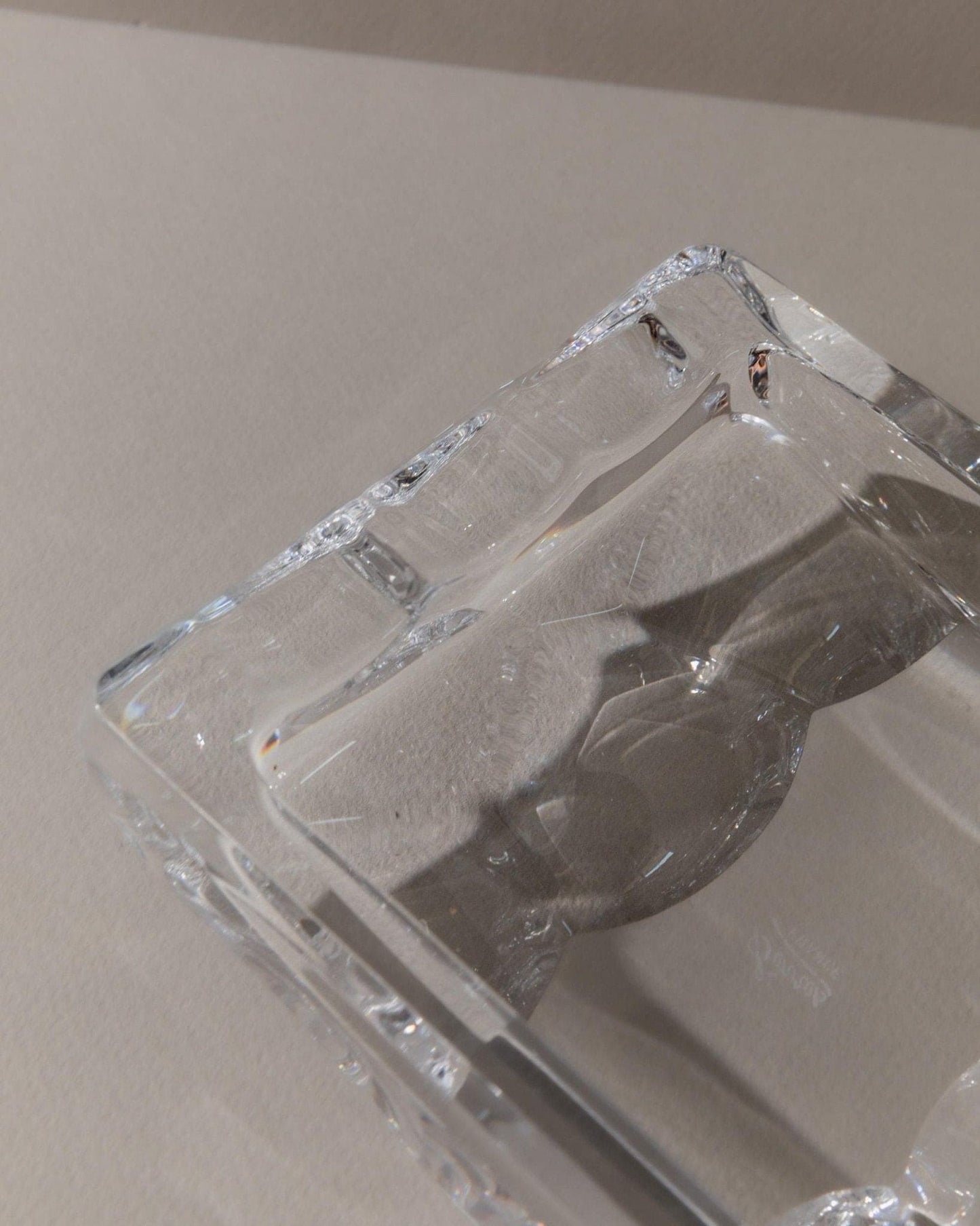 Vintage Kristallaschenbecher von Sevres Frankreich 1970er