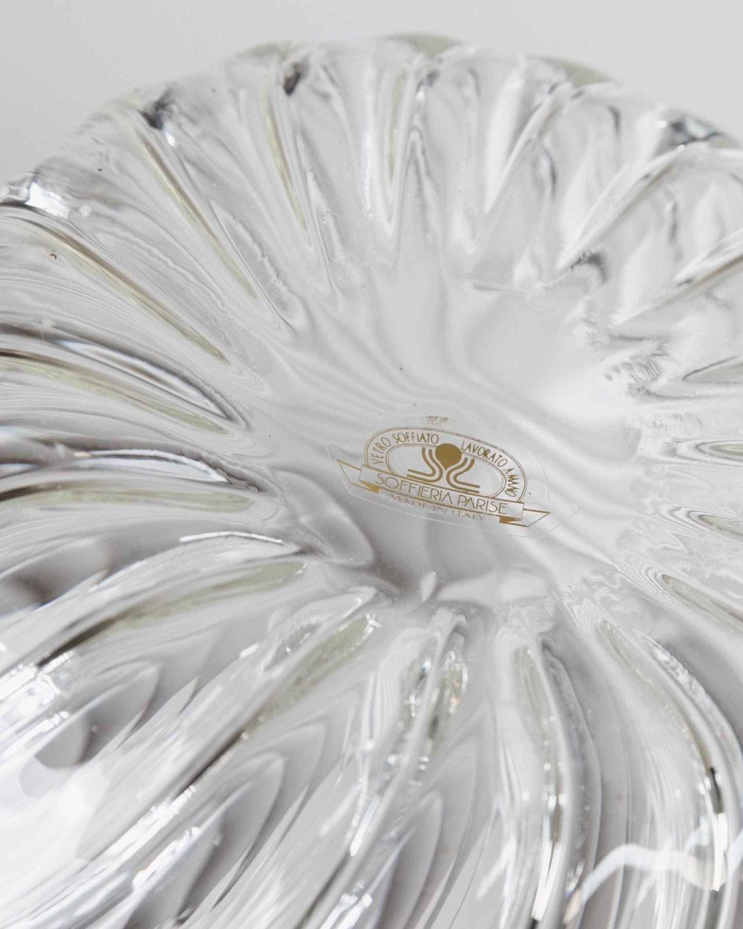 Vintage Vase von Soffiera Parise für Soffiera Parise, handgefertigt, 1970er, Italien