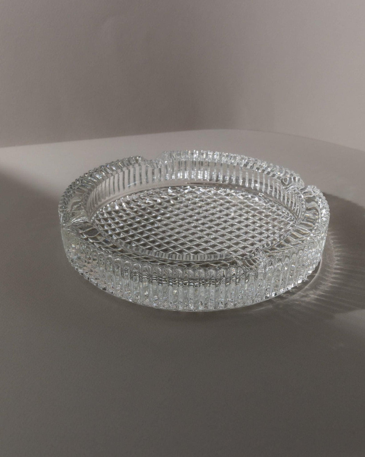 Vintage ashtray Murano glass structured Italy 1960s retro