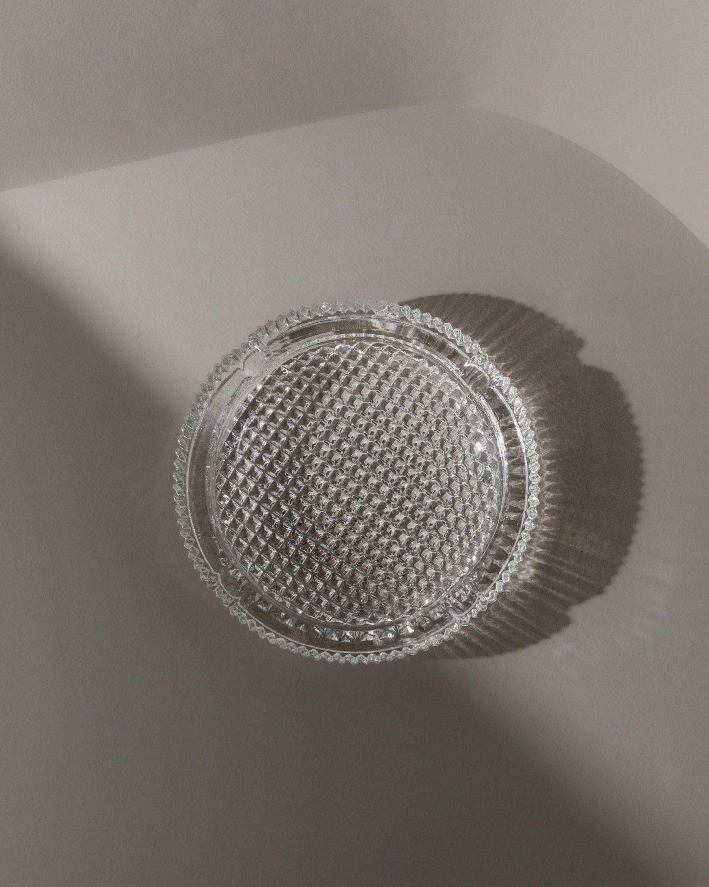 Vintage Aschenbecher Murano Glas strukturiert Italien 1960er Retro