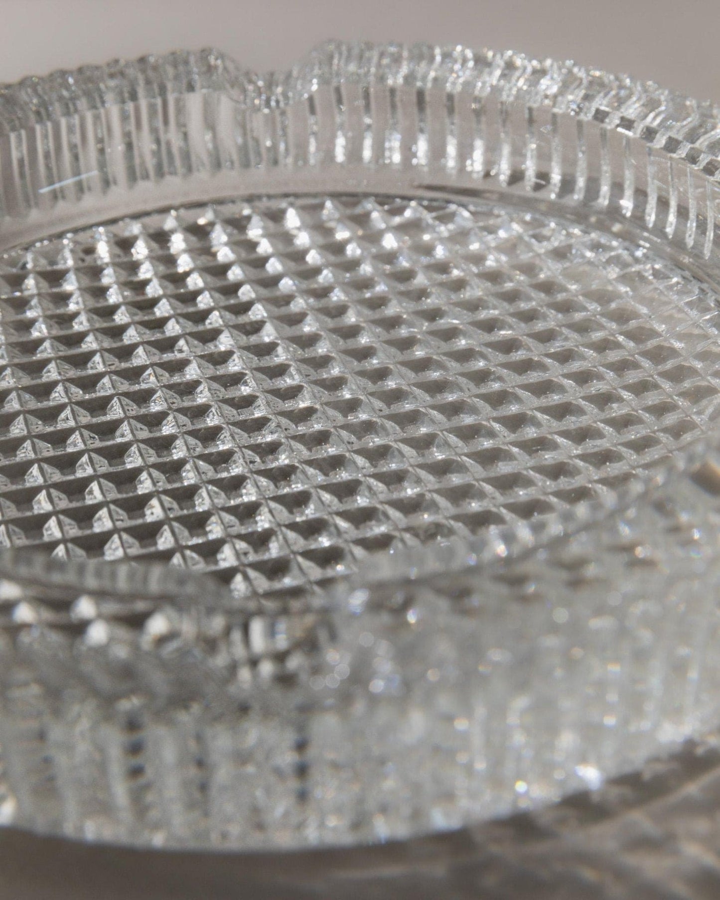 Vintage Aschenbecher Murano Glas strukturiert Italien 1960er Retro