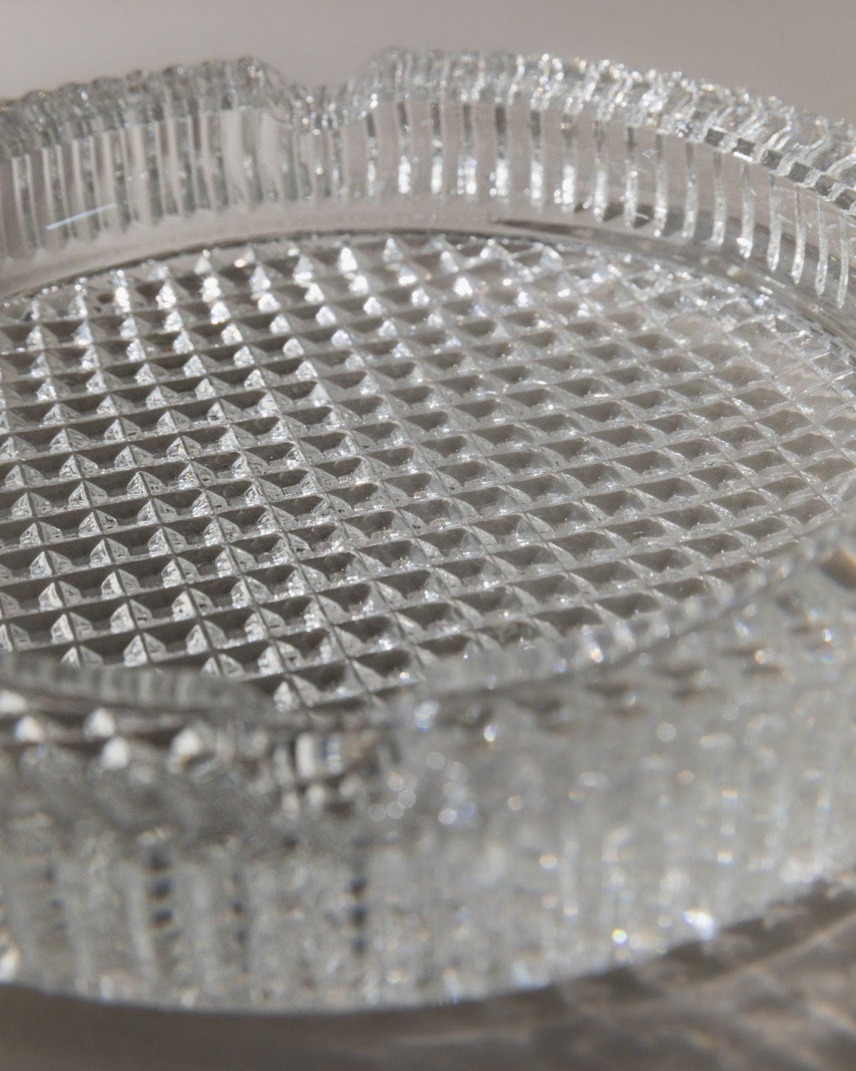 Vintage ashtray Murano glass structured Italy 1960s retro