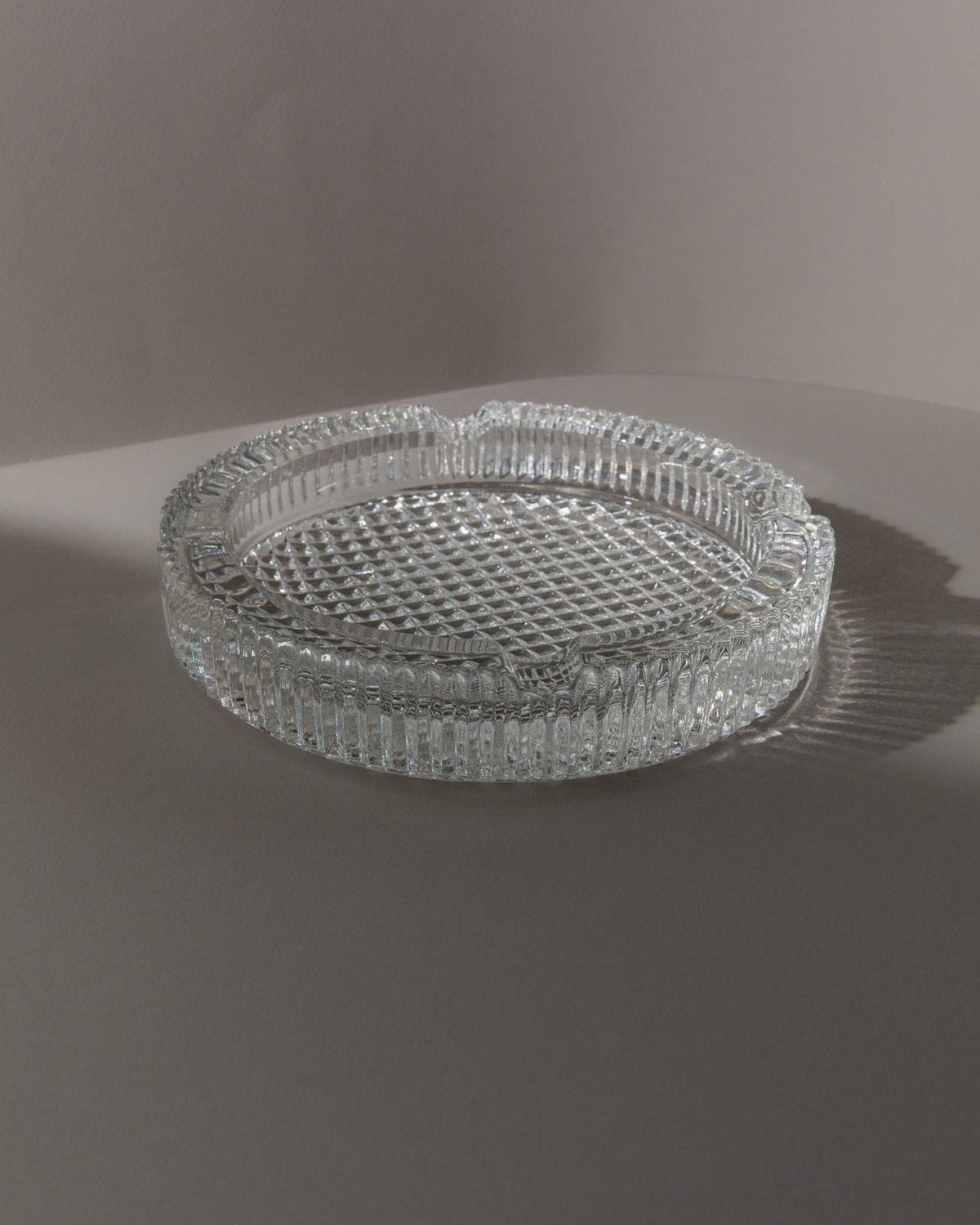 Vintage ashtray Murano glass structured Italy 1960s retro