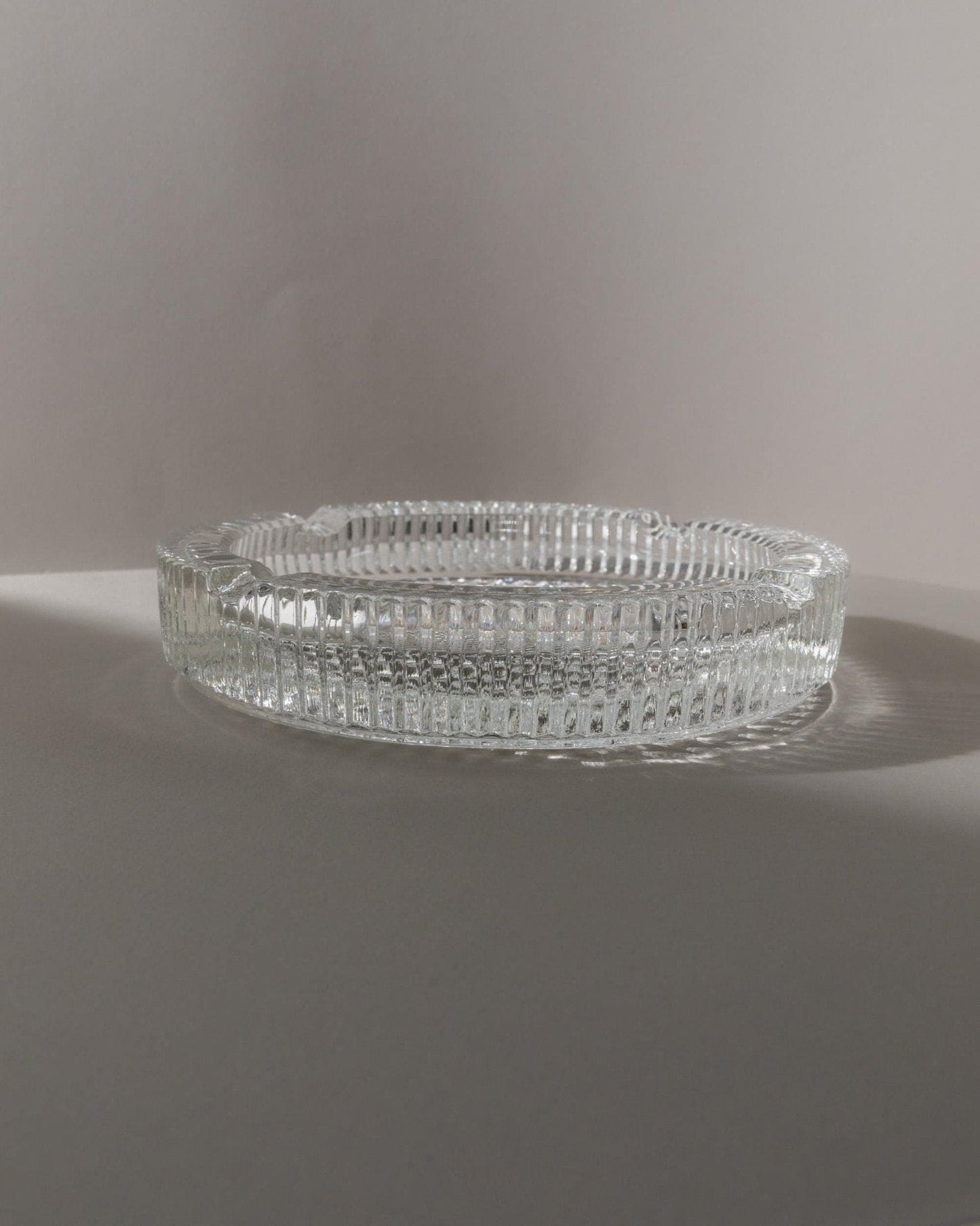 Vintage Aschenbecher Murano Glas strukturiert Italien 1960er Retro