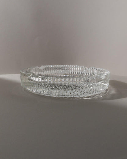 Vintage Aschenbecher Murano Glas strukturiert Italien 1960er Retro