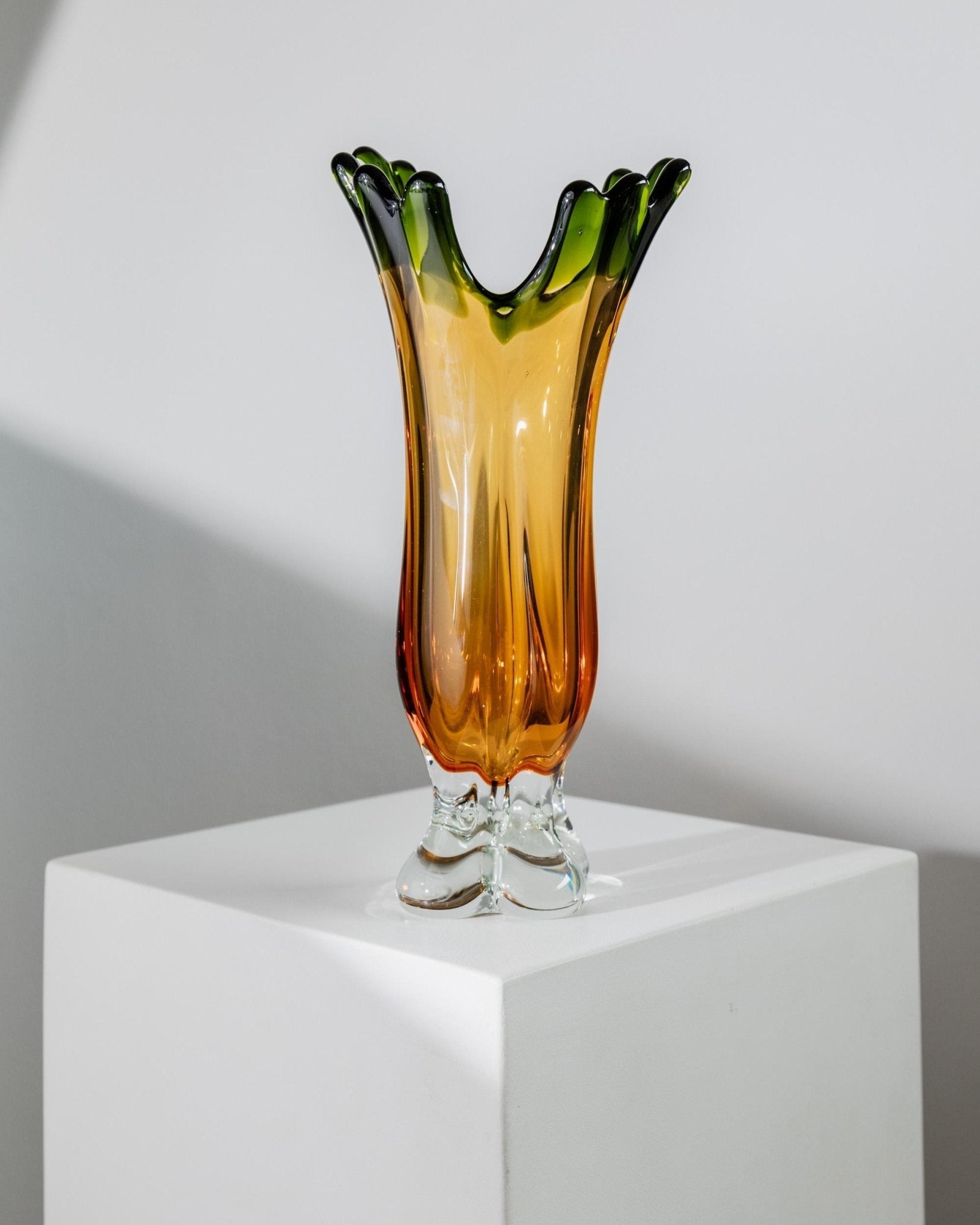 Vintage Ananas-Vase aus Murano Glas von Fratelli Toso