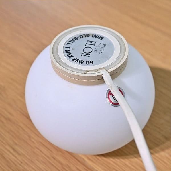 Vintage Tischleuchte Mini Glo-Ball T von Jasper Morrison für Flos