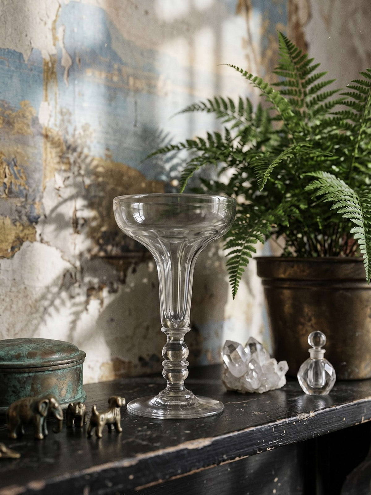 Vintage Champagnerkelch, Baccarat zugeschrieben, Napoleon III