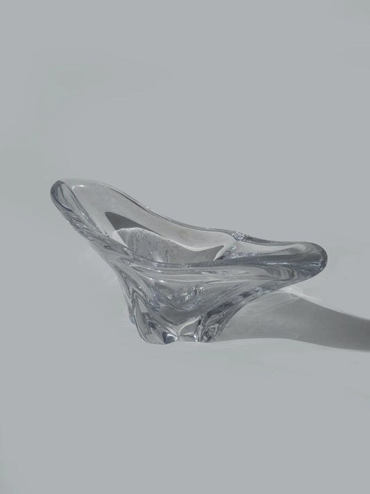 Vintage Kristallvase von Daum, 50 cm Höhe