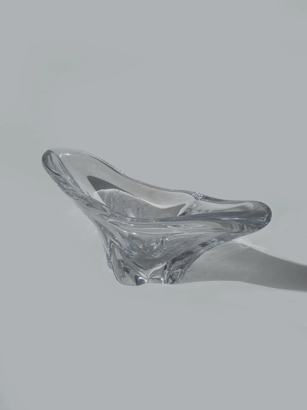 Vintage Kristallvase von Daum, 50 cm Höhe