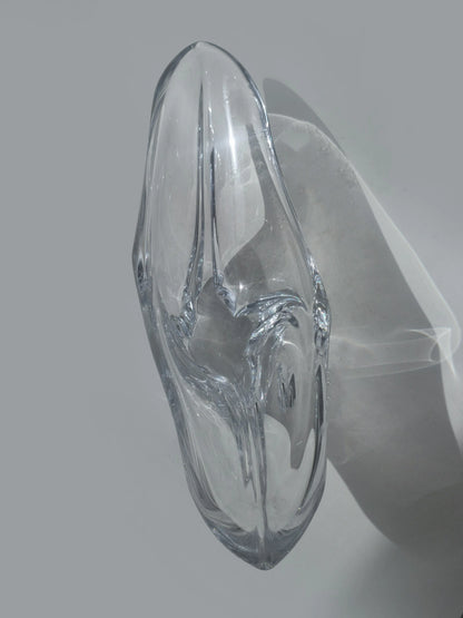 Vintage Kristallvase von Daum, 50 cm Höhe