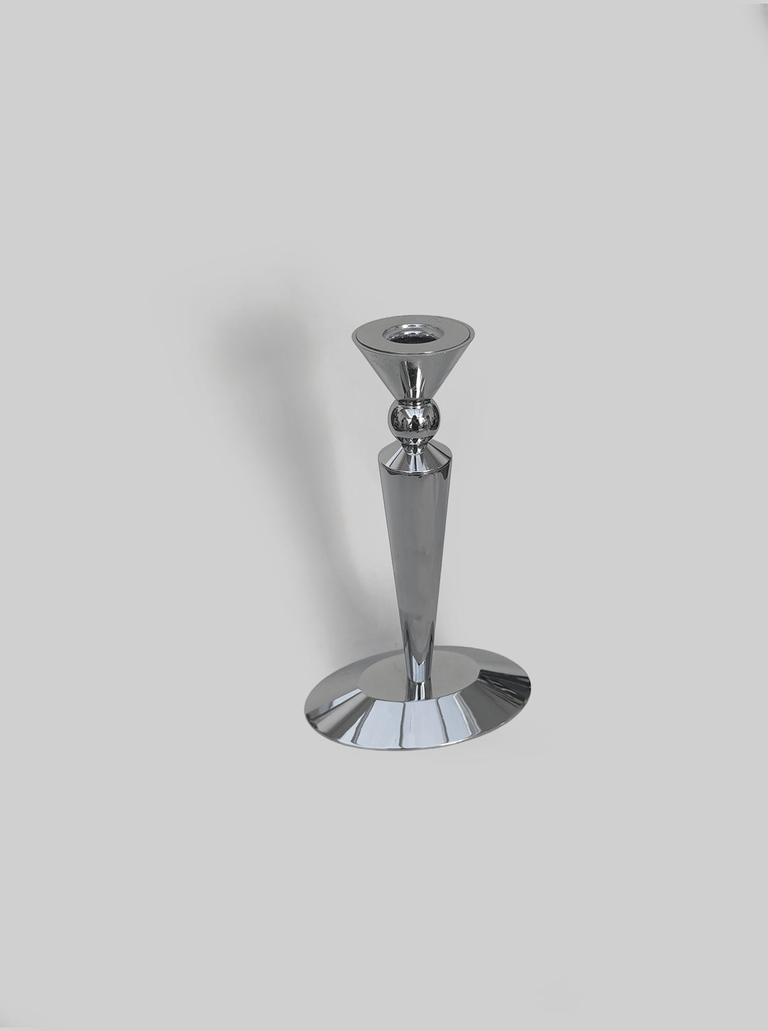 Vintage Kerzenhalter Art Deco mit verspiegelten Kugeln