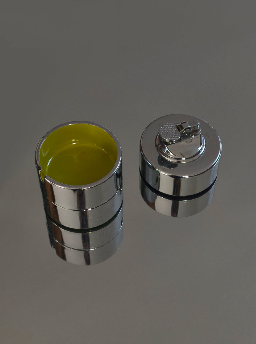 Vintage Aschenbecher und Feuerzeug von Isamu Kenmochi