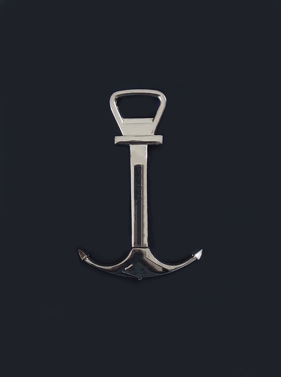 Vintage Flaschenöffner Ankerform Metall von für Silber