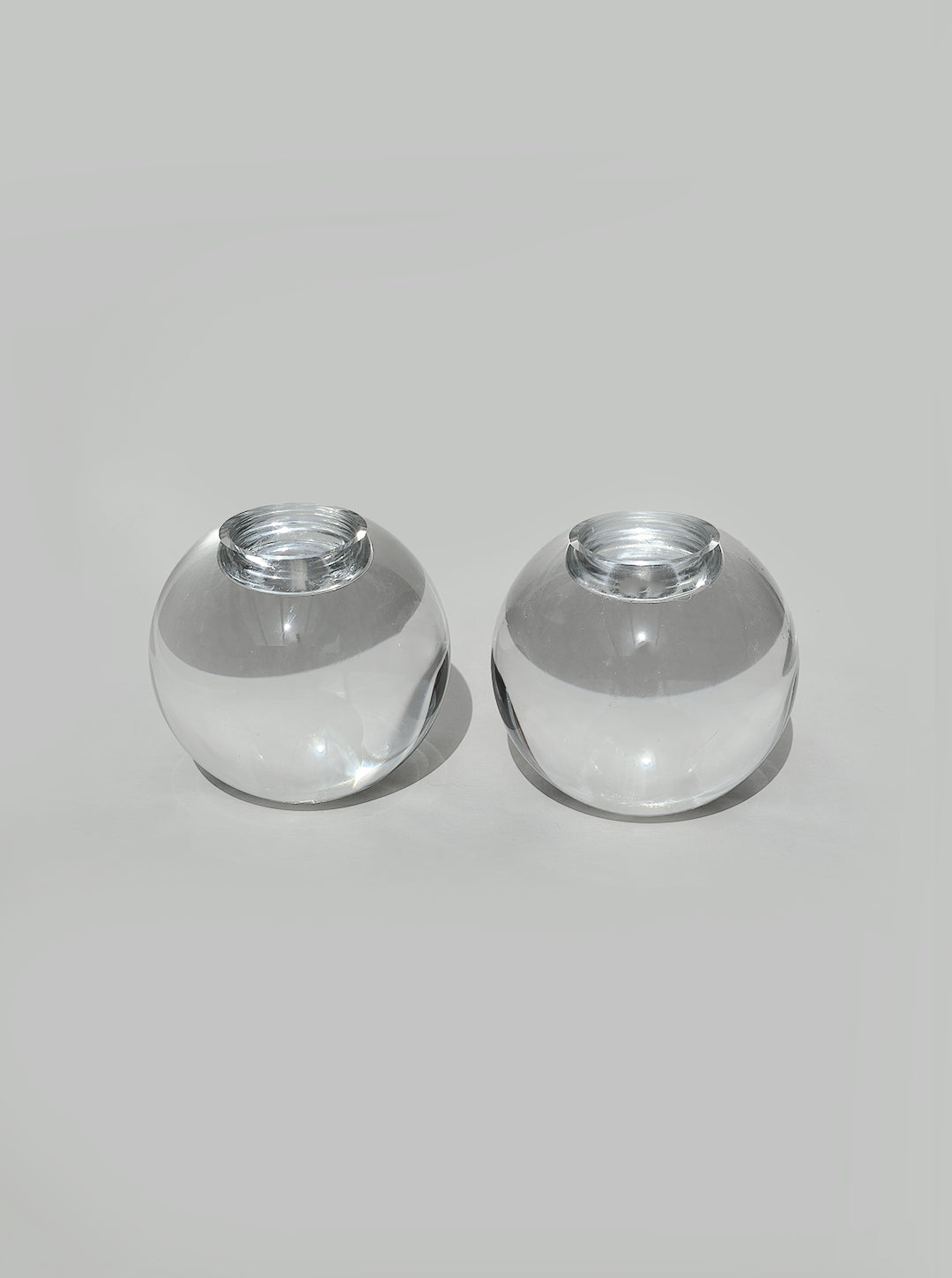 Vintage Kerzenhalter aus Kristall