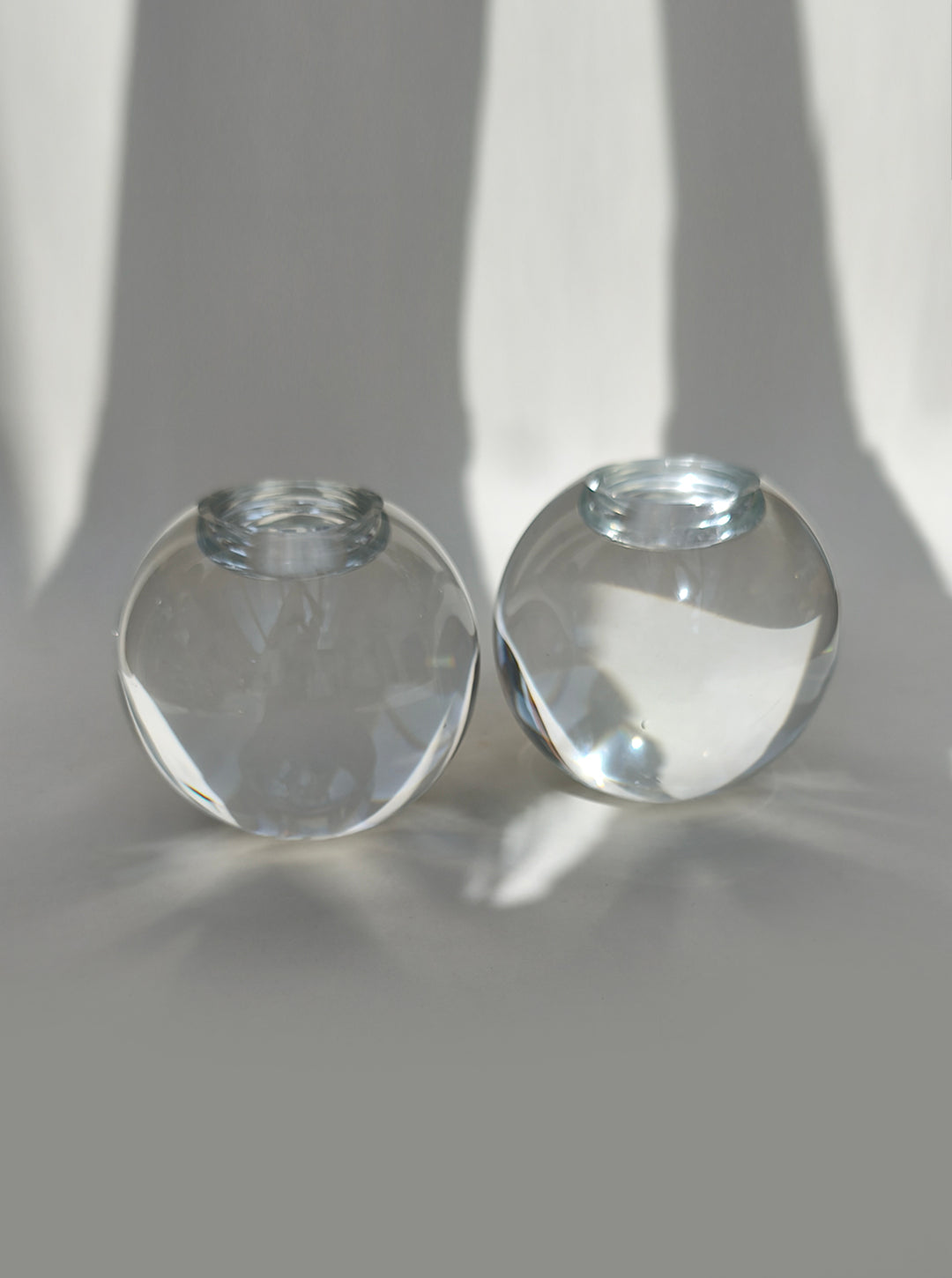 Vintage Kerzenhalter aus Kristall