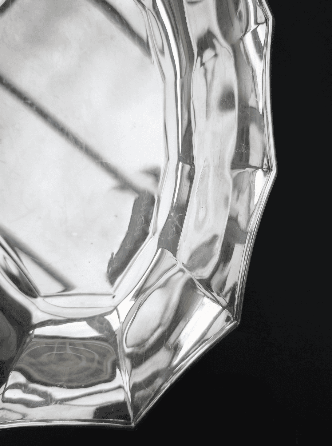 Panier en argent vintage