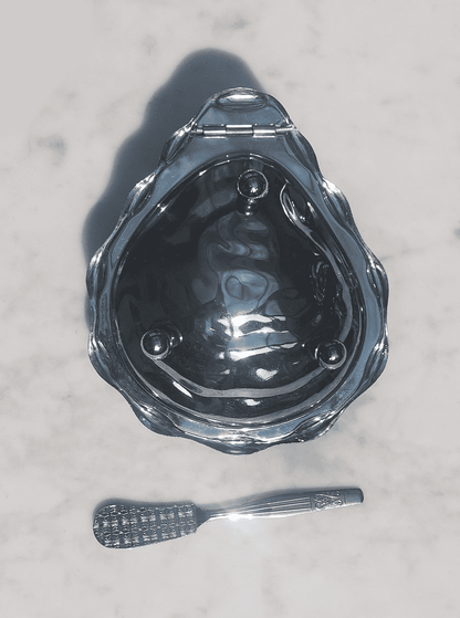 Vintage Beurrier Coquillage by for Inox Silver