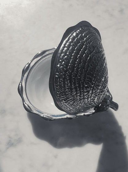 Vintage Beurrier Coquillage by for Inox Silver