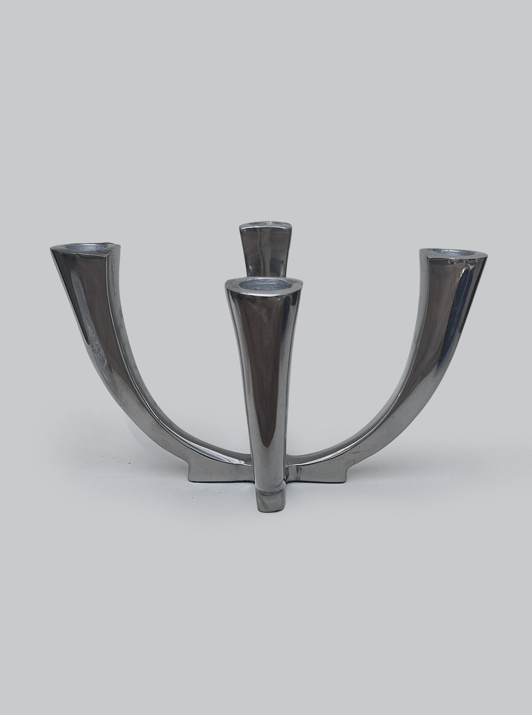 Vintage Vierarm-Kerzenhalter aus Metall