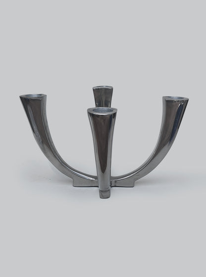 Vintage Vierarm-Kerzenhalter aus Metall