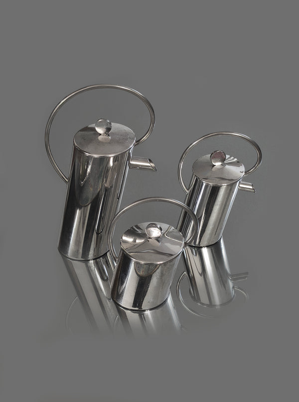 Vintage Kaffeeservice versilbert Set von 3