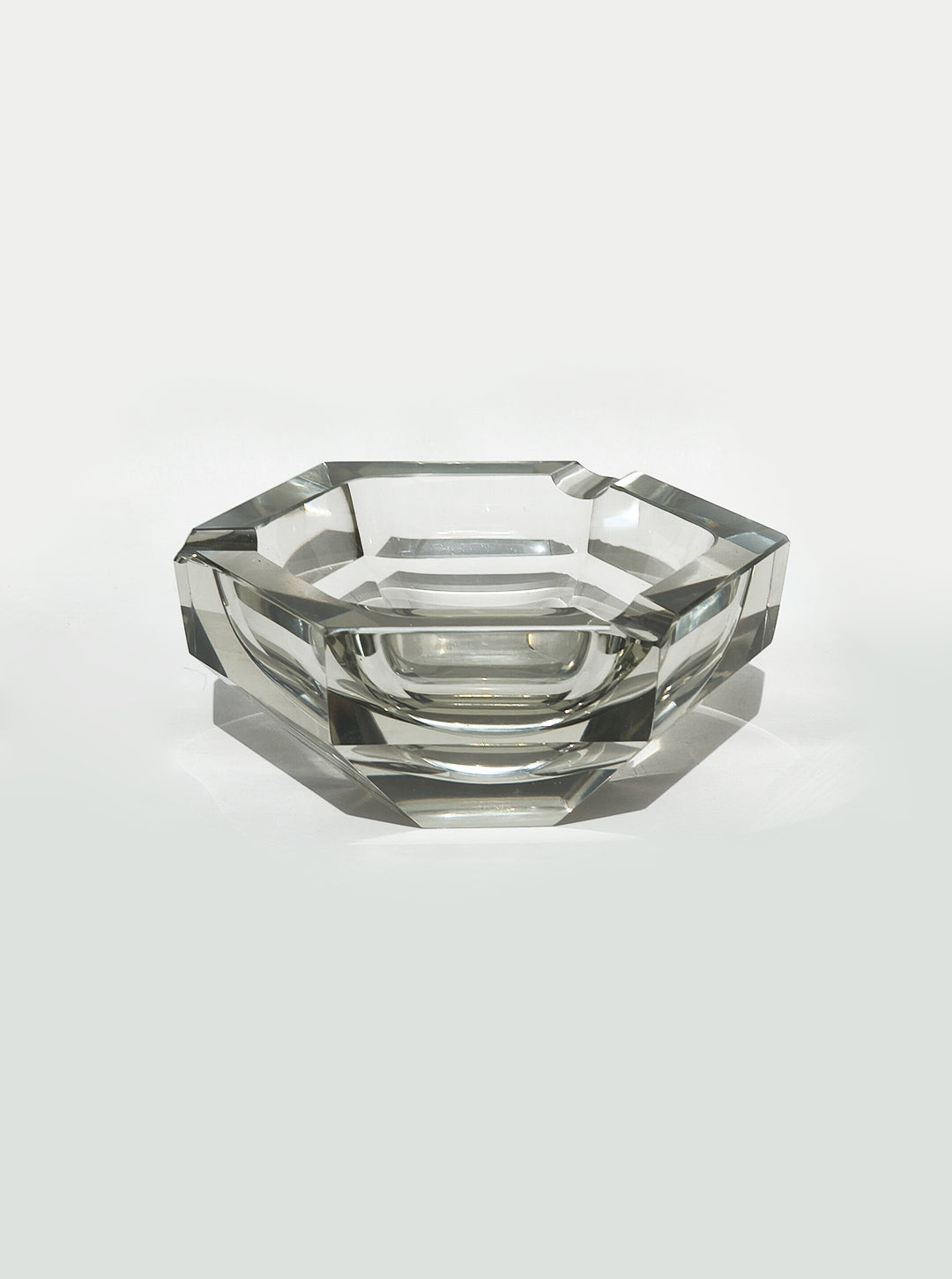 Vintage Aschenbecher Faceted Crystal
