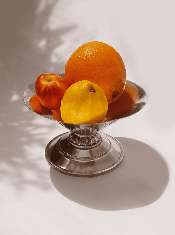 Vintage Coupe Art Deco versilbert