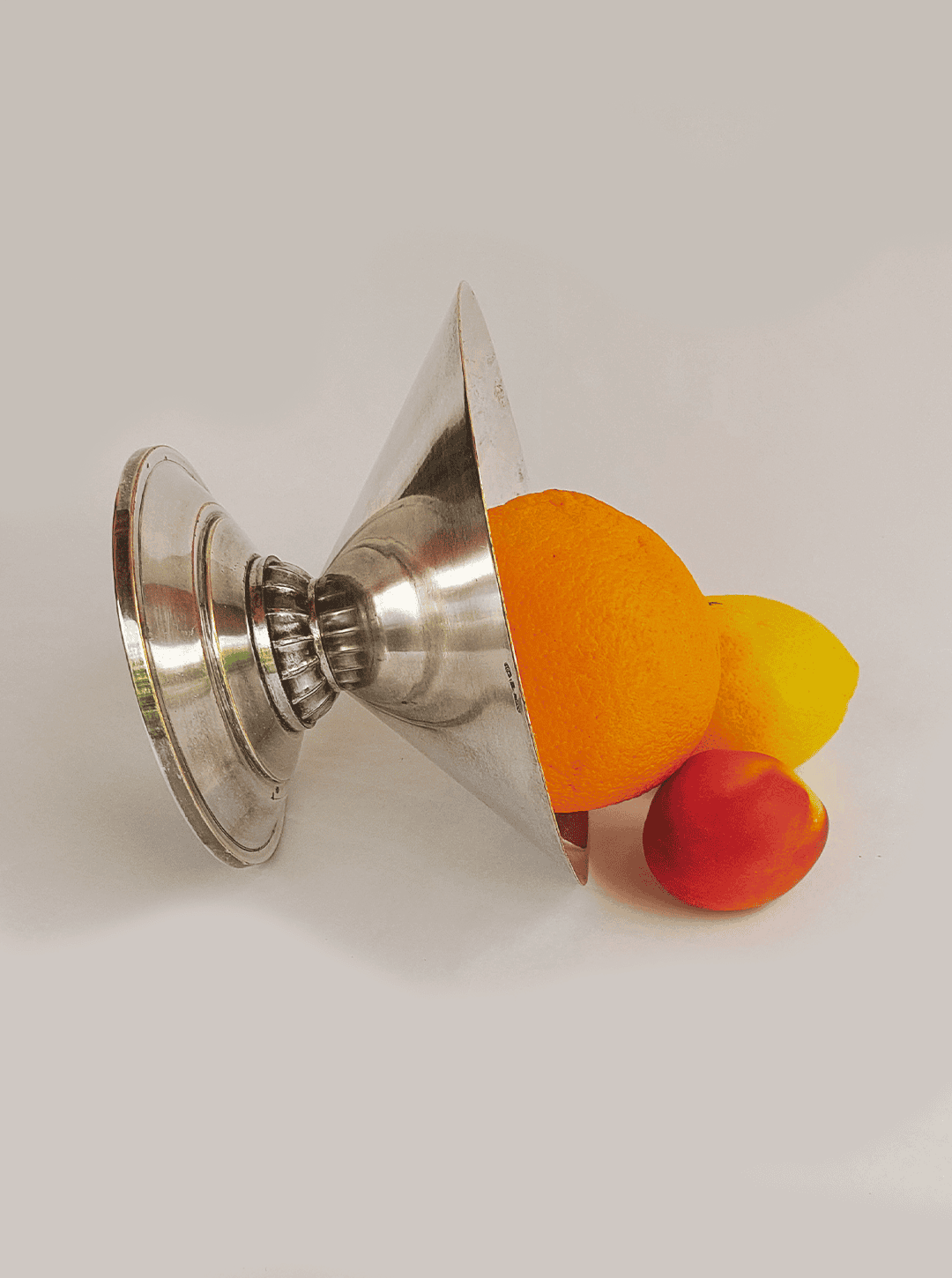 Vintage Coupe Art Deco versilbert