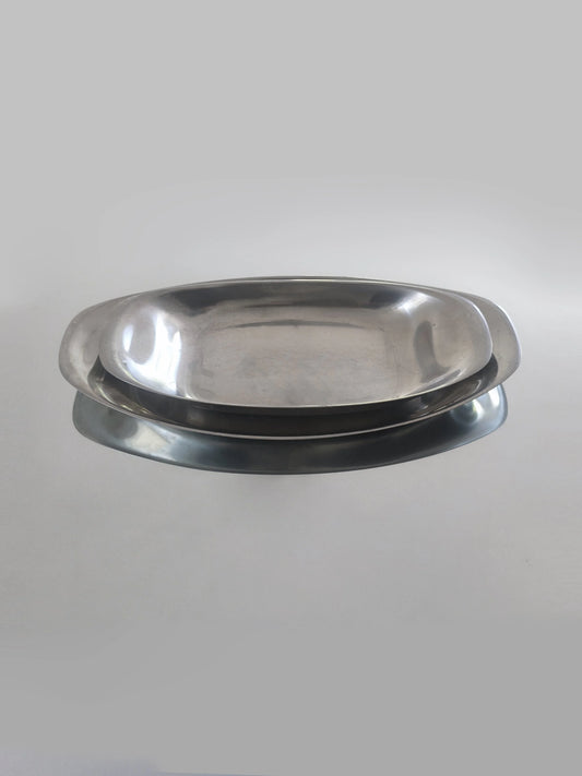 Schale aus Stahl, 25 cm