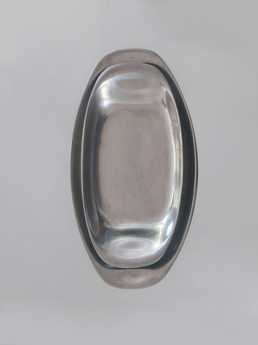 Schale aus Stahl, 25 cm