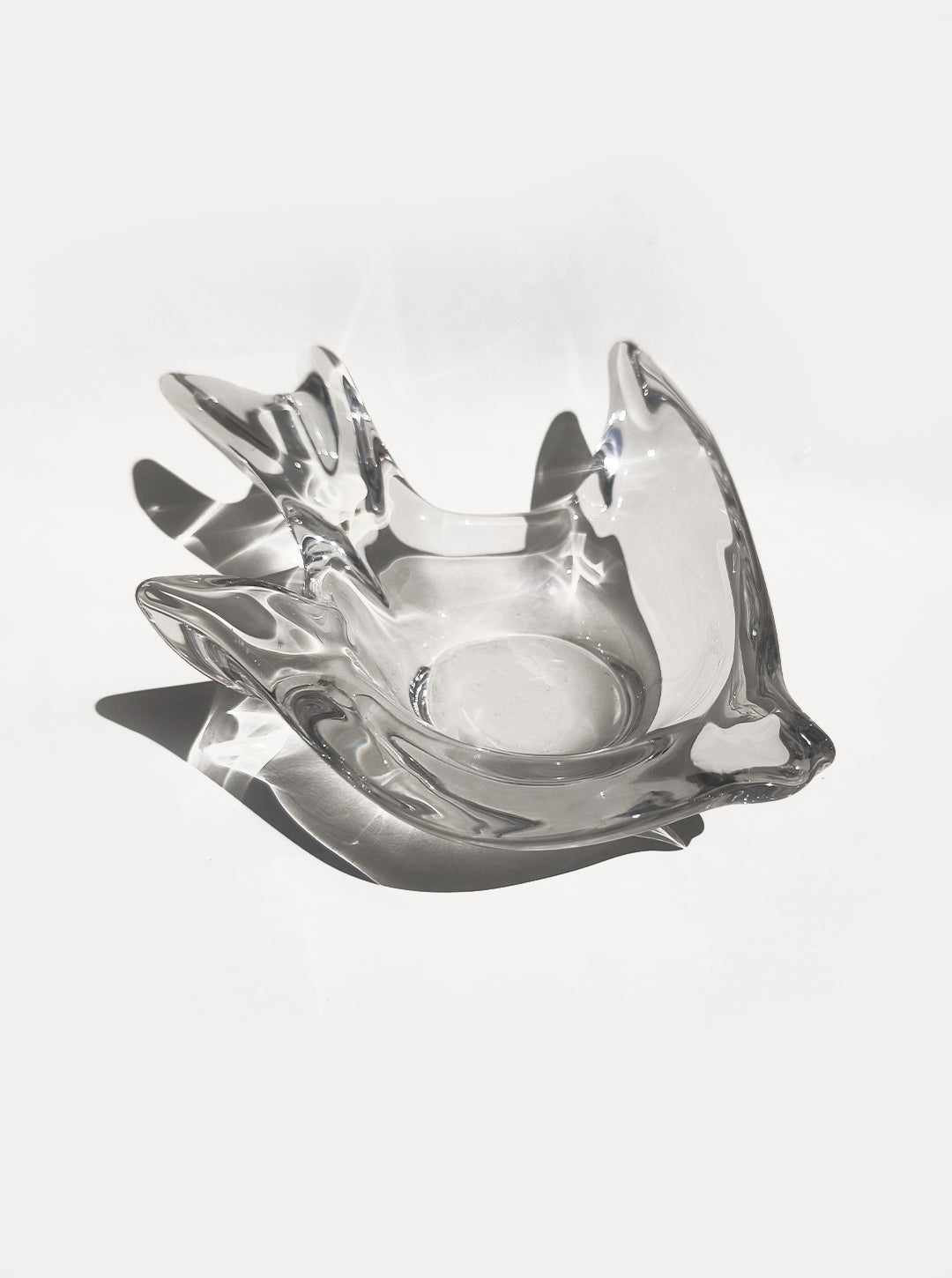 Vintage Vide-Poche "Fisch" aus Glas