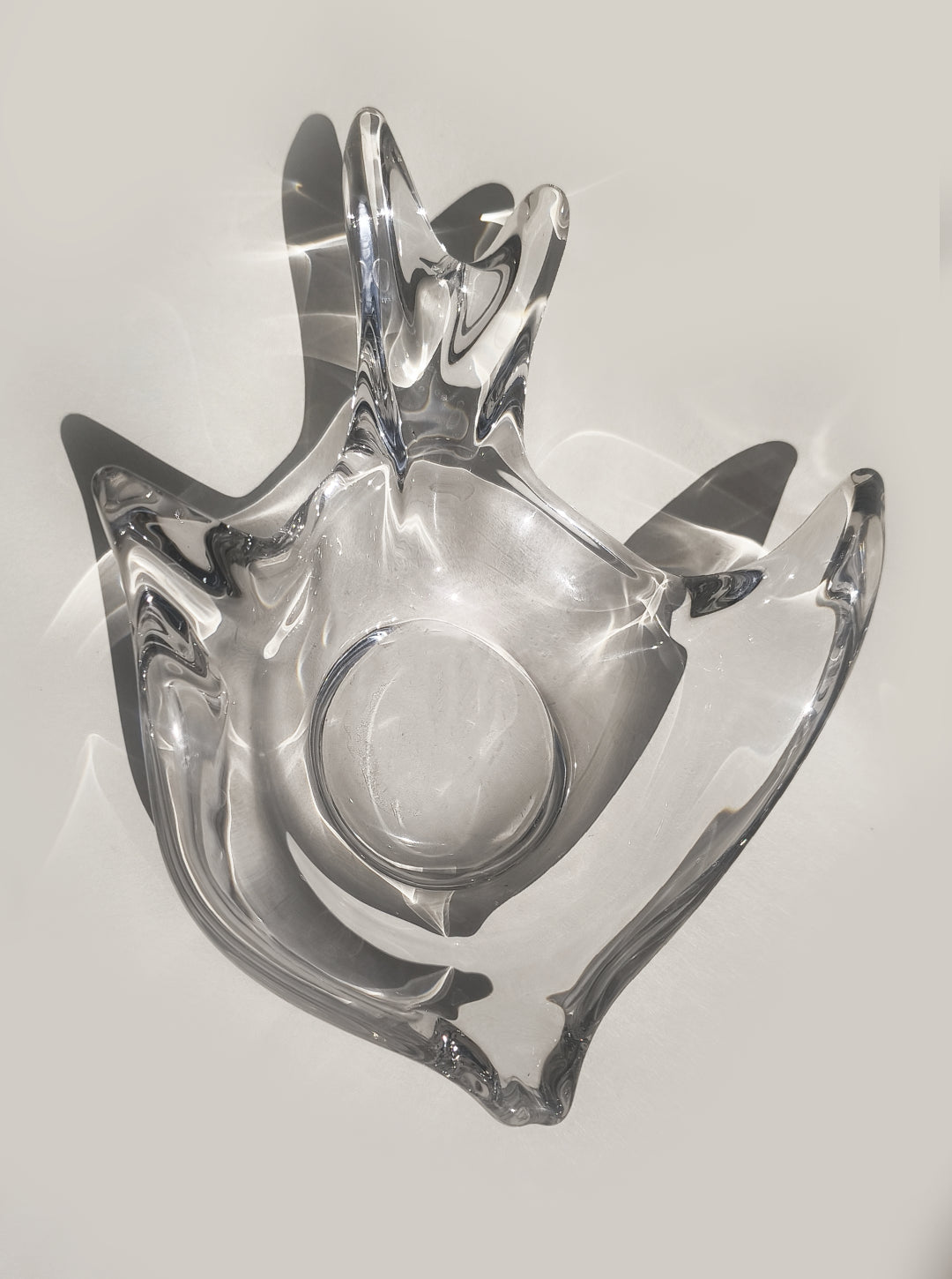 Vintage Vide-Poche "Fisch" aus Glas