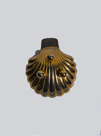 Vintage Schale "Shell" aus Messing