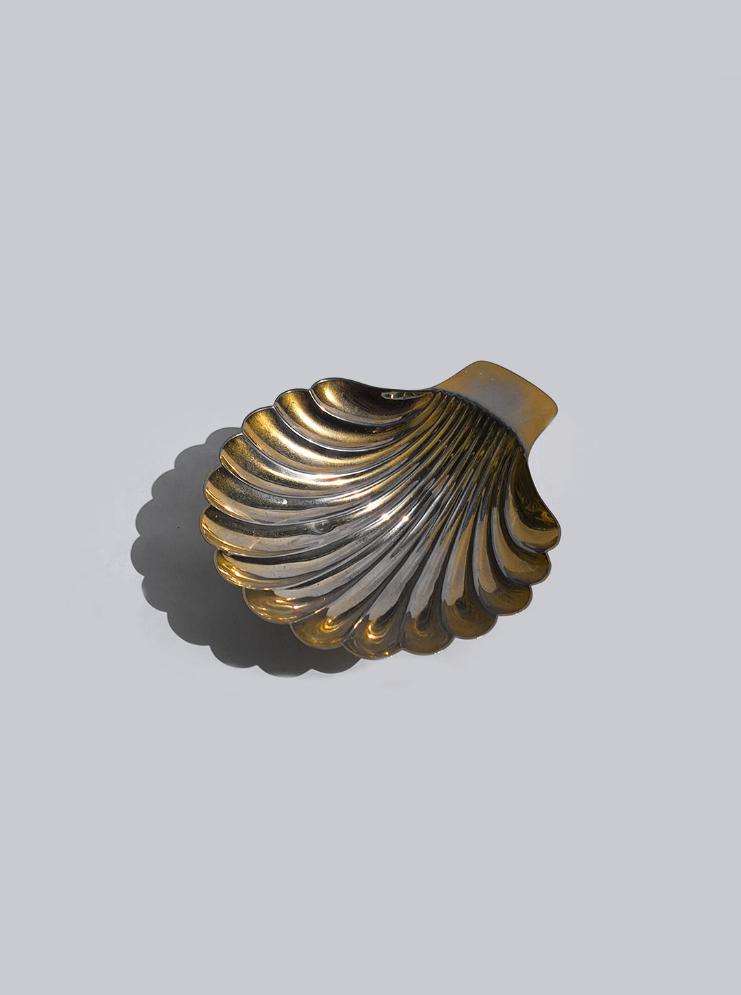 Vintage Schale "Shell" aus Messing