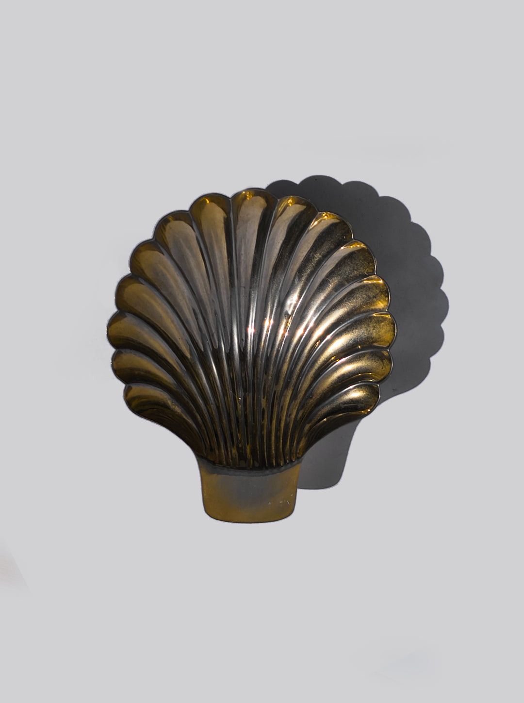 Vintage Schale "Shell" aus Messing