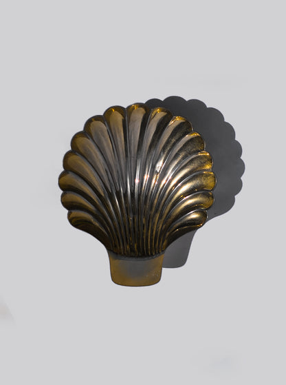 Vintage Schale "Shell" aus Messing