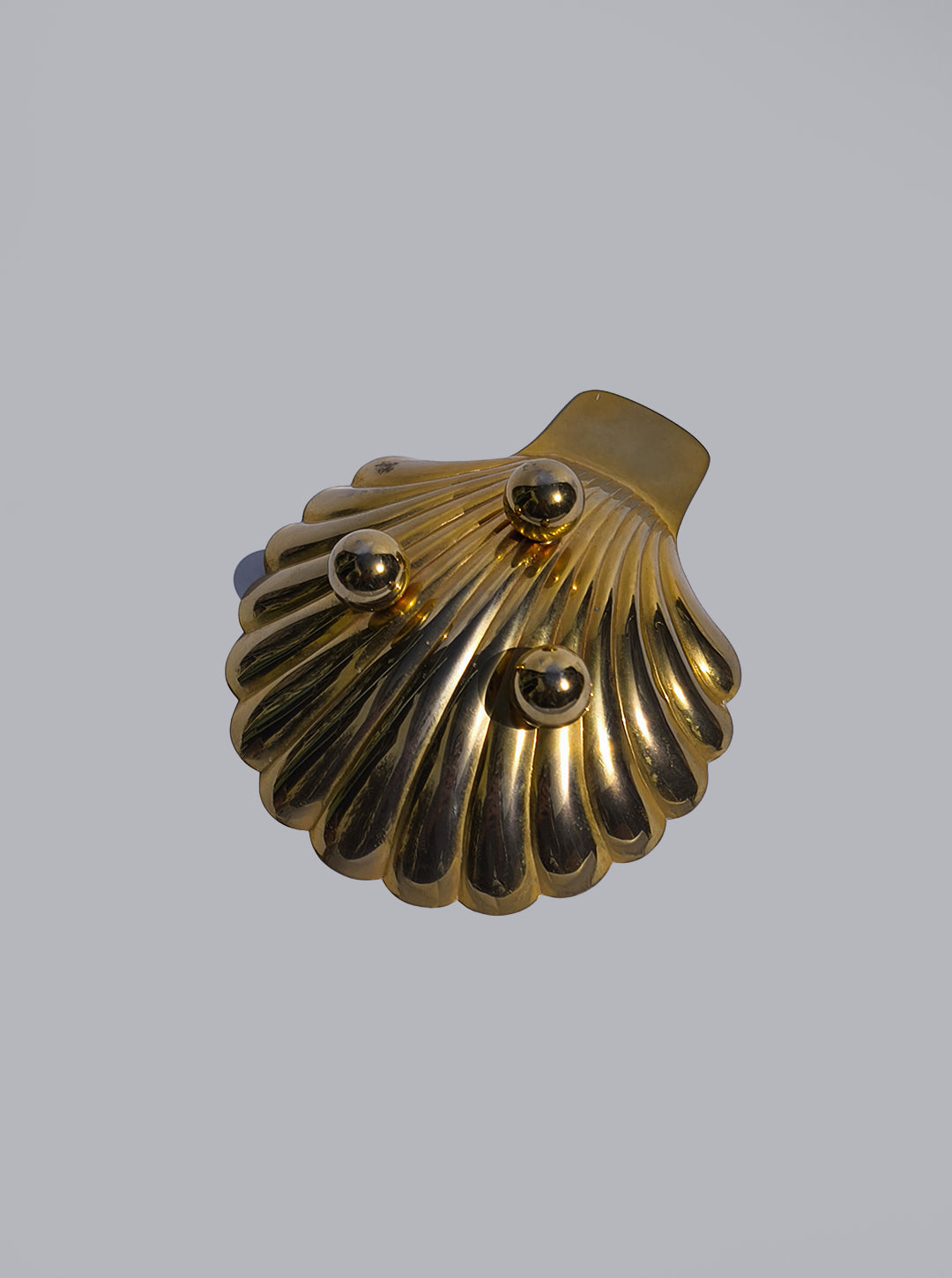 Vintage Schale "Shell" aus Messing